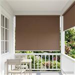 vidaXL Buitenrolgordijn UV-bescherming Taupe 200 x 140 cm