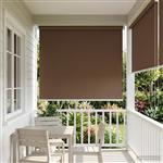 vidaXL Buitenrolgordijn UV-bescherming Taupe 100 x 140 cm