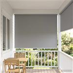 vidaXL Buitenrolgordijn UV-bescherming Lichtgrijs 200 x 140 cm