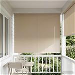 vidaXL Buitenrolgordijn UV-bescherming Beige 200 x 140 cm