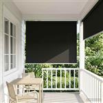 vidaXL Buitenrolgordijn UV-bescherming Antracietkleurig 100 x 140 cm