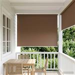 vidaXL Buitenrolgordijn UV-bescherming Taupe 100 x 230 cm