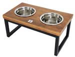 Voederstaander Hout Met Metalen Frame 45cm