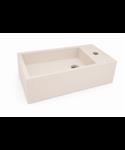 Fontein Lotte Rechts Rechthoekig 40x22x10cm Solid Surface Beige