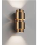 Wandlamp Hipp Design Simar Half Rond PVD Koper 3000K Dimbaar IP44