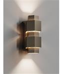 Wandlamp Simar Vijfhoek PVD Brons 3000K Dimbaar IP44