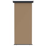 vidaXL Zijscherm Balkon 100% polyester ijzer staal