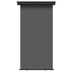 vidaXL Zijscherm Balkon 100% polyester ijzer staal