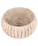 Waskom Differnz Ribba 25x25x12cm Marmer Beige