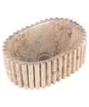 Waskom Differnz Ribba 30x20x12cm Marmer Beige