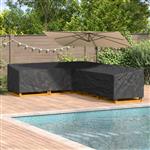 vidaXL Meubelhoes Zwart 330 x 255 x 80 cm 210D Oxford Stof