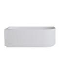 Hoekbad Wiesbaden Rivi 170x80cm Link Met Waste Acryl Mat Wit