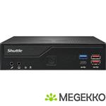 Shuttle Slim PC DH770 , S1700, 2x HDMI, 2x DP , 2x 2.5G LAN, 2x COM, 8x USB, 1x 2.5 , 2x M.2, 24/7 p