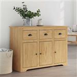 vidaXL Dressoir BODO Honingbruin 115,5 x 44 x 80 cm Bewerkt hout