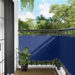 vidaXL Balkon Scherm Blauw 100 x 400 cm Oxford Stof