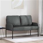 vidaXL Banken met kussen 110cm Donkergrijs Multiplex