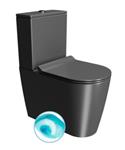 BWS Kube X Color Duoblok Rimless Glans Zwart SwirlFlush Spoeling