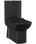 BWS Lara Staand Toilet Glans Zwart incl. Zitting PK/SK