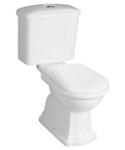 BWS Retro Kerasan Staand Toilet Glans Wit PK Set 12