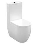 BWS Flo Ceramics Staand Toilet Glans Wit PK/SK