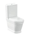 BWS Antik Staand Toilet Glans Wit incl. Zitting PK/SK