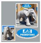 verhuur safari rekwisieten eyecatcher olifant