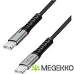LogiLink CU0433 USB-kabel USB 3.2 Gen 2x2 1,5 m USB C Zwart