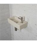 Fonteinset Mat Beige Wiesbaden Color RVS (kraangat rechts)
