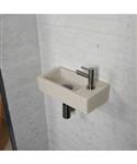 Fonteinset Mat Beige Wiesbaden Color Gun Metal (kraangat rechts)