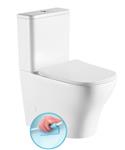 BWS Bello Staand Toilet Rimless Glans Wit incl. Zitting PK/SK