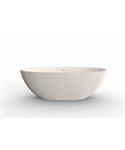 Vrijstaand Ligbad Wiesbaden Chiek Ovaal 165x75cm Solid Surface Beige