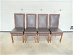 (3) set van 4 stoelen.