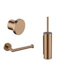 Toilet Accessoire Set Luca Sanitair Accessoires Met Rolhouder Borstelhouder En Haak RVS Geborsteld K