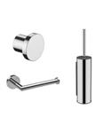 Toilet Accessoire Set Luca Sanitair Accessoires Met Rolhouder Borstelhouder En Haak RVS Chroom