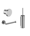 Toilet Accessoire Set Luca Sanitair Accessoires Met Rolhouder Borstelhouder En Haak RVS Geborsteld N