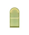 Inbouwnis Luca Sanitair Nissen 2-Vaks 74,5x36x7cm Met LED Verlichting 3000K RVS Champagne Goud PVD