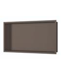 Inbouwnis Luca Sanitair Nissen 60x30x6,5cm RVS Tuscany