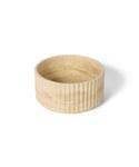 Fontein Opzetwastafel Luca Sanitair Luca Stone 25x25x12cm Natuursteen Travertin