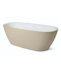 Vrijstaand Bad Luca Sanitair Hybride Baden 170x75x55cm 250L Desert Beige