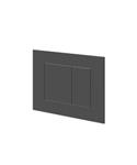 Bedieningspaneel Ivy Flush 2 Rechthoekige Knoppen 3mm Zwart Chroom PVD