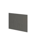 Bedieningspaneel Ivy Flush 2 Ronde Knoppen 3mm Geborsteld Metal Black PVD