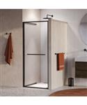 BRAUER Luminis Nisdeur Naar Binnen Draaiend 90x200 Omkeerbaar Helder Glas Incl. Glascoating PVD Gunm