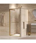 BRAUER Luminis Nisdeur Naar Binnen Draaiend 90x200 Omkeerbaar Helder Glas Incl. Glascoating PVD Goud