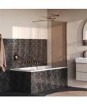 BRAUER Oblivion Badwand 80x140 Brons Glas Incl. Glascoating PVD Koper Geborsteld