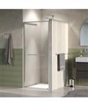 BRAUER Luminis Nisdeur Naar Binnen Draaiend 90x200 Omkeerbaar Helder Glas Incl. Glascoating PVD RVS-