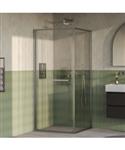BRAUER Luminis Douchecabine 2-Delig Naar Binnen Draaiend 90x90x200 Omkeerbaar Helder Glas Incl. Glas