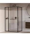 BRAUER Luminis Douchecabine 3-Delig Naar Binnen Draaiend 120x90x200 Omkeerbaar Helder Glas Incl. Gla
