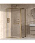 BRAUER Luminis Douchecabine 3-Delig Naar Binnen Draaiend 120x90x200 Omkeerbaar Helder Glas Incl. Gla