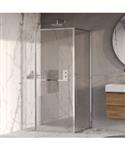 BRAUER Luminis Douchecabine 3-Delig Naar Binnen Draaiend 120x90x200 Omkeerbaar Helder Glas Incl. Gla