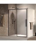 BRAUER Galactic Nisdeur 2-Delig Schuif 160x200 Omkeerbaar Helder Glas Incl. Glascoating Mat Zwart